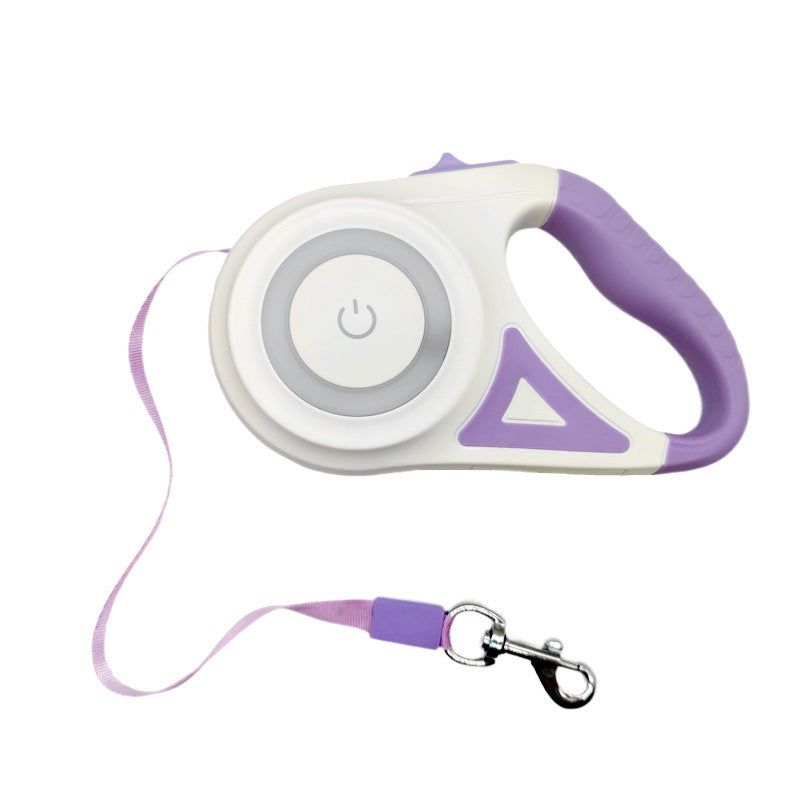 Laisse Rétractable avec Système Lumineux - 3m, 5m