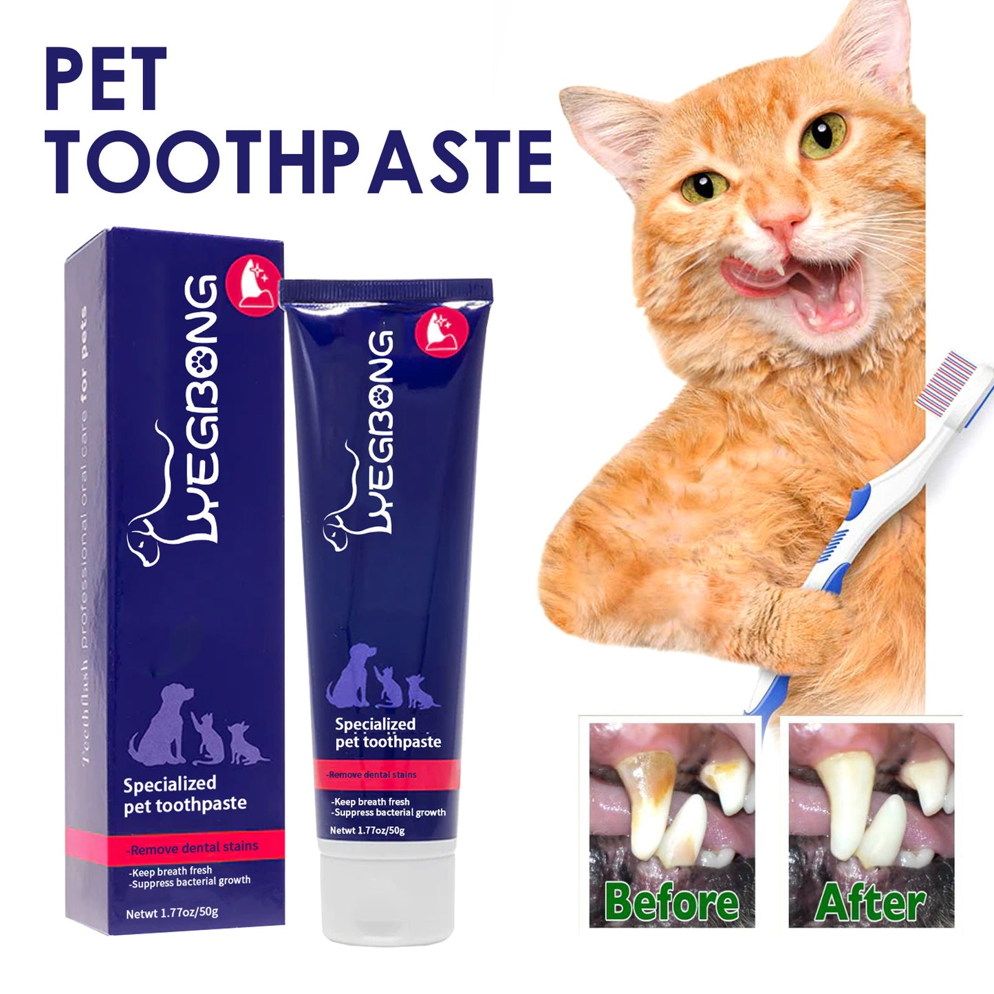Dentifrice Soin Complet pour Chiens – 50 g