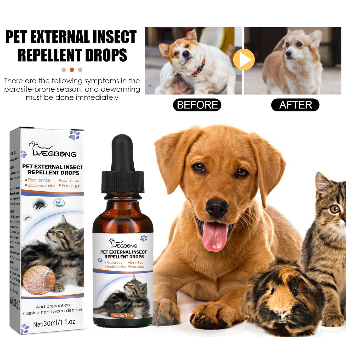Gouttes Antiparasitaires Spot-On | antiparasite