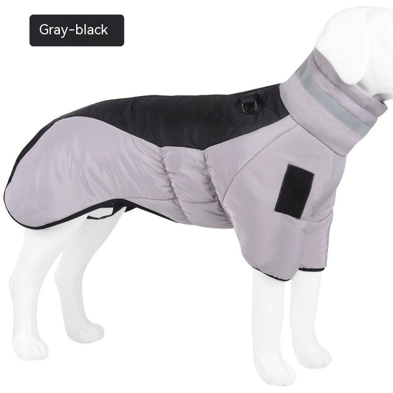 Doudoune en Velours pour grand chien