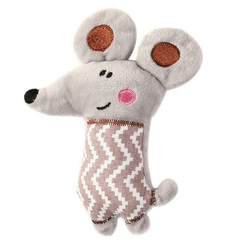Funny Pet Toys Cartoon Cute Bite Resistant Plush Toy Pet Chew Toy For