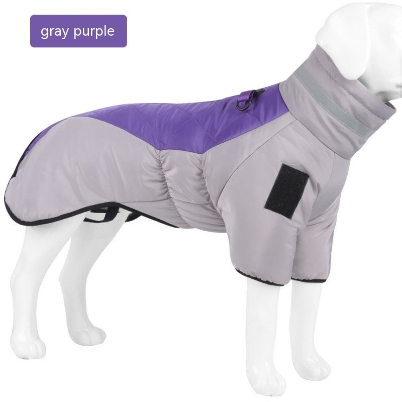 Doudoune en Velours pour grand chien