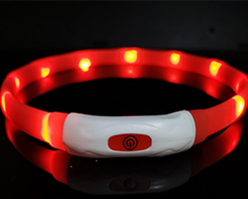 Dog Silicone Luminous Collar LED