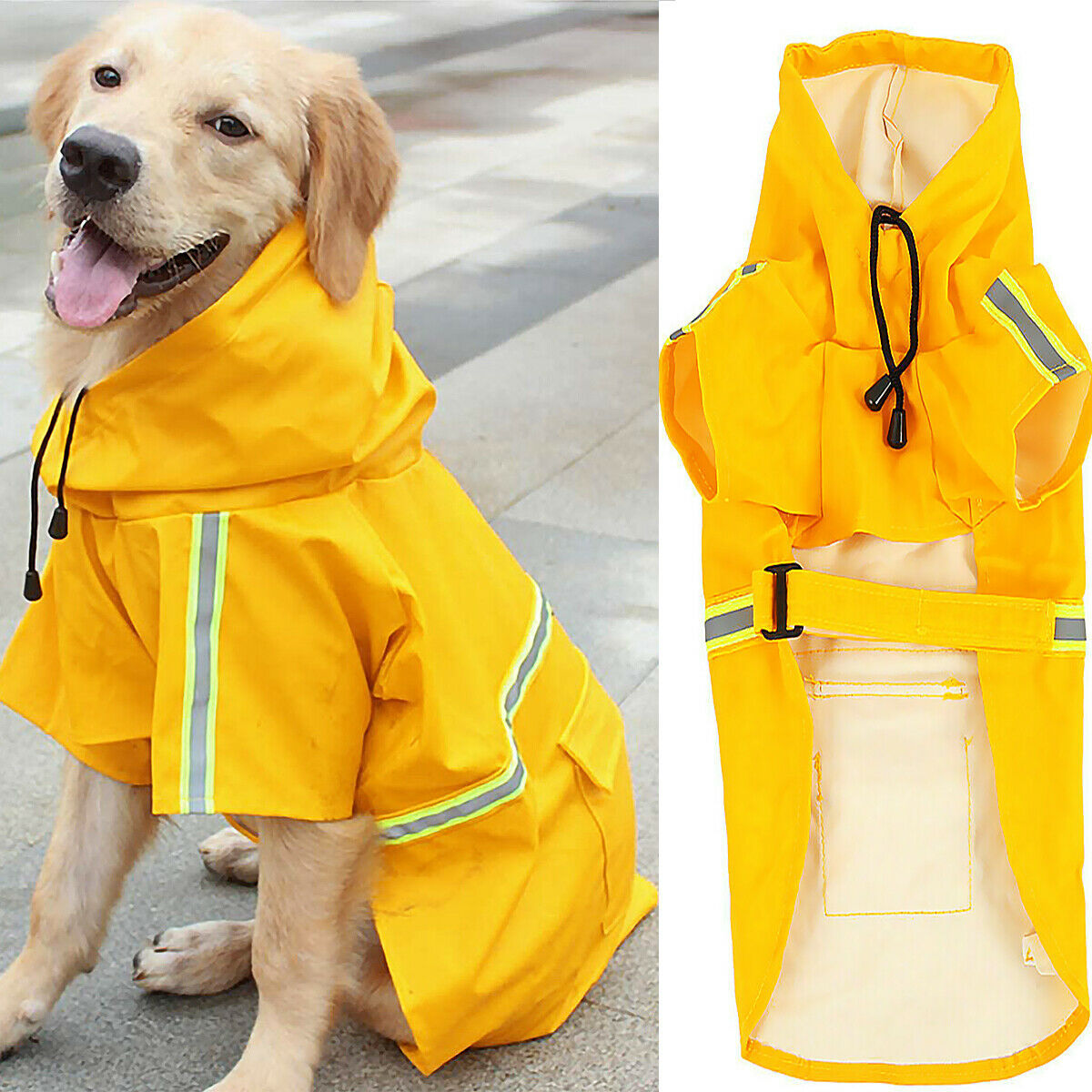 Veste de Pluie Impermeable pour Chien - Élégance et Protection