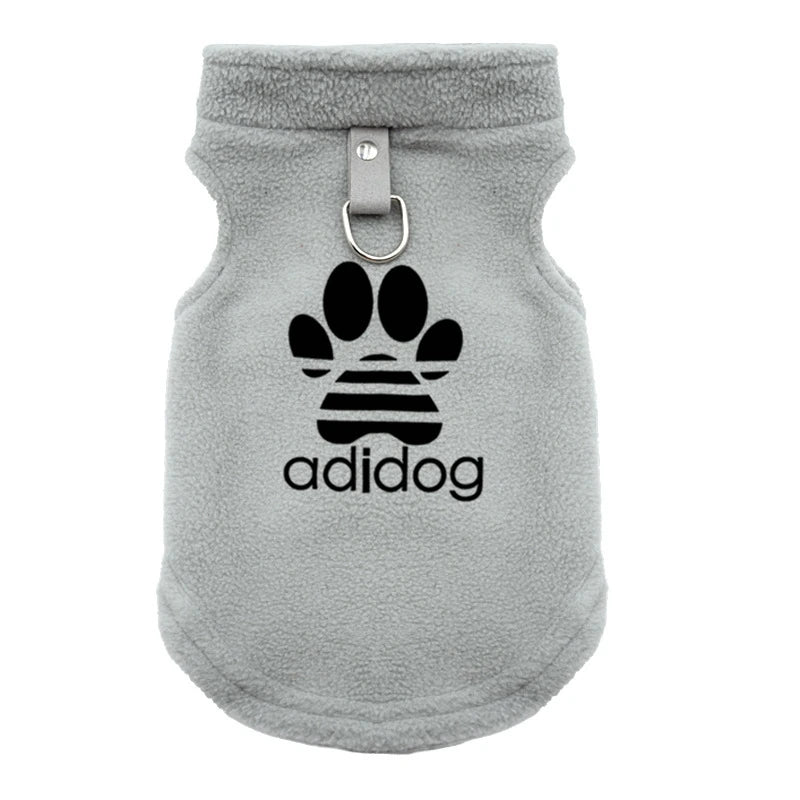 Vêtements pour chiens en polaire douce pour petits chiens Pull Ring Design Printemps Automne