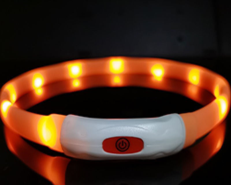 Dog Silicone Luminous Collar LED