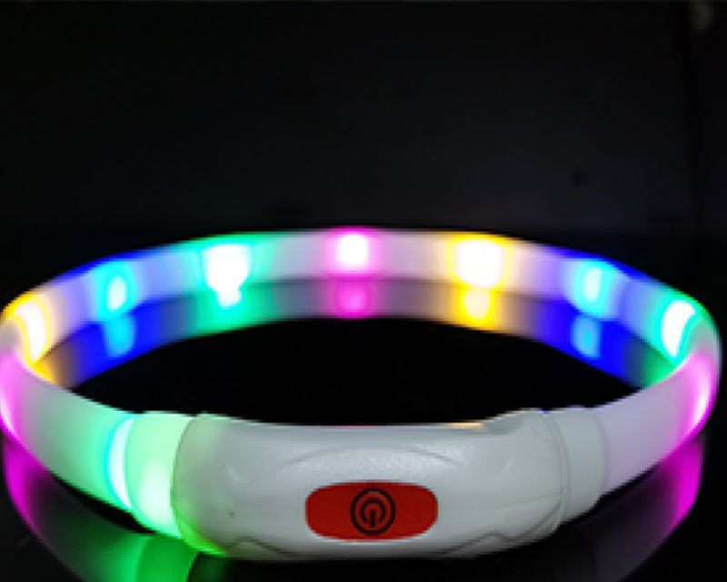 Dog Silicone Luminous Collar LED