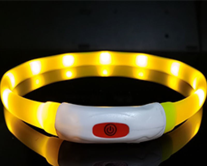 Dog Silicone Luminous Collar LED